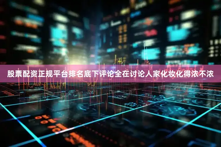 股票配资正规平台排名底下评论全在讨论人家化妆化得浓不浓