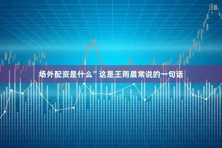 场外配资是什么”这是王雨晨常说的一句话