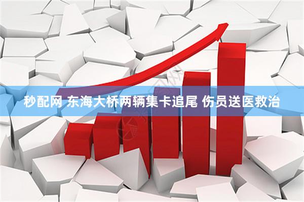 秒配网 东海大桥两辆集卡追尾 伤员送医救治